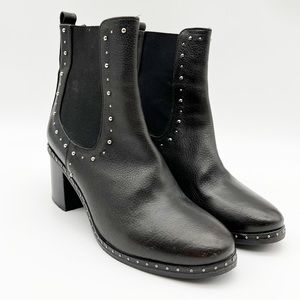 NAPOLEONI HANDCRAFTED IN ITALY STUDDED ANKLE BOOTS